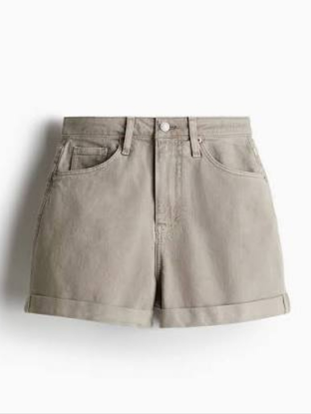& Denim Ultra High Waist Mom Shorts